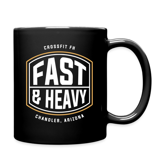 Fast and Heavy Bar Sign Mug - black